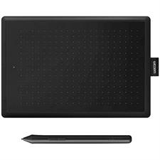 One by Wacom Medium Creative Pen Graphics Tablet - CTL-672 - Black / Red, USB