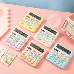 COLORFUL KK-2278 PLASTIC SOLAR CALCULATOR 