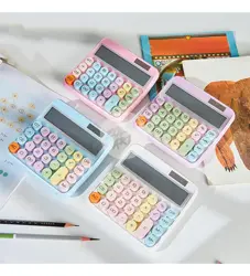 COLORFUL KK-2278 PLASTIC SOLAR CALCULATOR 