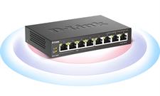 D-Link DGS-1008P 8-Port Gigabit PoE Unmanaged Desktop Switch 