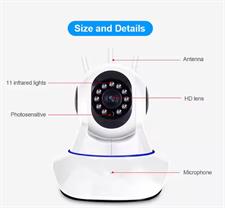V380 Smart 2MP 3 Antenna Wi-Fi CAMERA