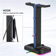 HAVIT TH650 RGB Headset Stand - Black