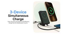 Audionic Magneto Pro Max Wireless Powerbank | 20000 mAh Power bank | Portable powerbank | Type C Input | Polymer Battery | 1 year brand warranty