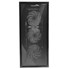 Thunder Tizona (With x4 ARGB Fans) Mid-Tower ATX Gaming Case – Black