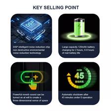 2.4G Wireless Microphone Headset 160FT Range Mic System For Teach Outdoor Speech