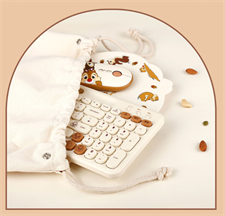 BTS Inspired Characters Multi Pairing Wireless Keyboard, Little Buddy Baby Edition, All in Their Own Cute Style & Colors