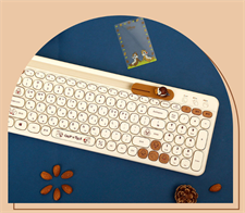 BTS Inspired Characters Multi Pairing Wireless Keyboard, Little Buddy Baby Edition, All in Their Own Cute Style & Colors