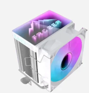 Frozer FR-400PRO White RGB CPU Cooler with 4-Pipe & 120mm Fan