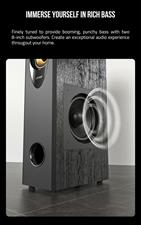 F&D T60X Pro 220 W Bluetooth Tower Speaker (Black, 2.0 Channel)