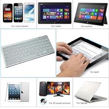 Teclado Sem Fio ANXIN203 Keyboard X5 Ultra-Thin Mini Wireless Bluetooth Keyboard, Support Win/Android/iOS System Tablet Accessories