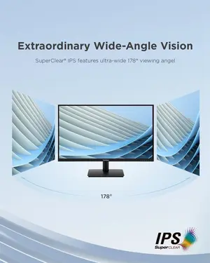 ViewSonic VA270A-H - 120Hz 1080p Full HD IPS 27" Monitor with Fast 1ms Response Time