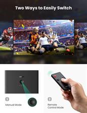 UGREEN 70690 2-IN 4-OUT HDMI SWITCH SPLITTER WITH REMOTE