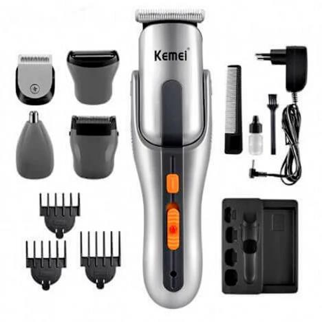 Kemei KM-680A - 8 in 1 Grooming Kit Shaver & Trimmer for Men