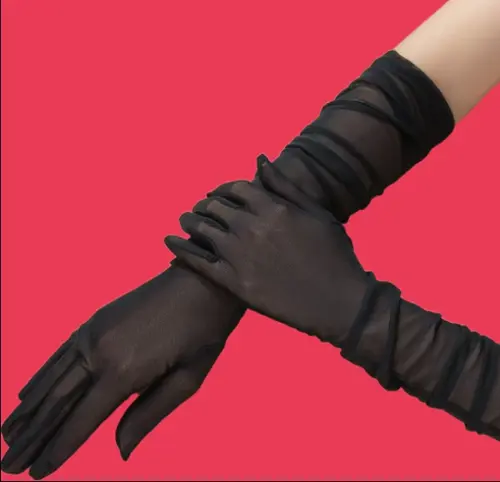 black gloves