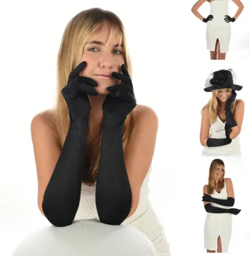 black gloves