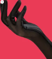 black gloves