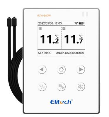 Elitech Temperature Data Logger WiFi Recorder Cloud Storage Wirelesss Remote Monitor, RCW-800W-TDE