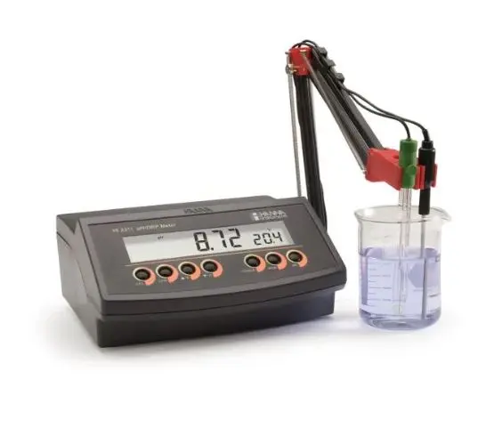 Benchtop pH/mV Meter with 0.01 Resolution - HI2211