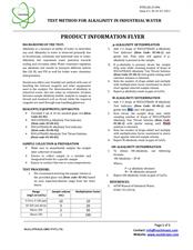 Alkalinity Water testing kit