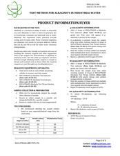 Alkalinity Water testing kit
