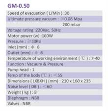 Jinteng vacuum pump GM-0.5