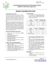 Sulfite Water testing kit