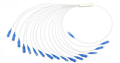 PLC SPLITTER WITH CONNECTOR 1X16 SC-UPC