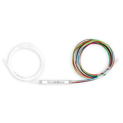 1x8 Mini Type Fiber PLC Splitter Without Connector
