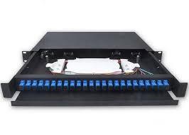 ODF 24 Port Black Rack Mount