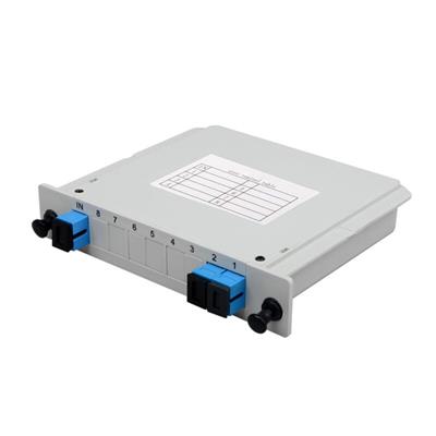 1x2 PLC Fiber Optic Splitter in ABS Box