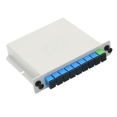 1x8 PLC SC/UPC Fiber Optic Splitter in ABS Box