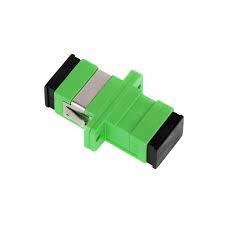 SC APC SIMPLEX SINGLEMODE FIBER OPTIC COUPLER - GREEN