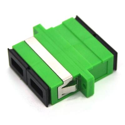 SC/APC to SC/APC Duplex Single Mode Fiber Optic Adapter/Coupler