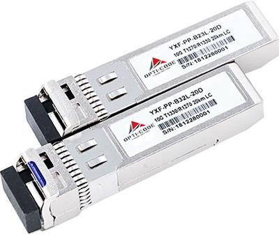 SFP BIDI 10G TO 20KM LC DDM OPTICODE
