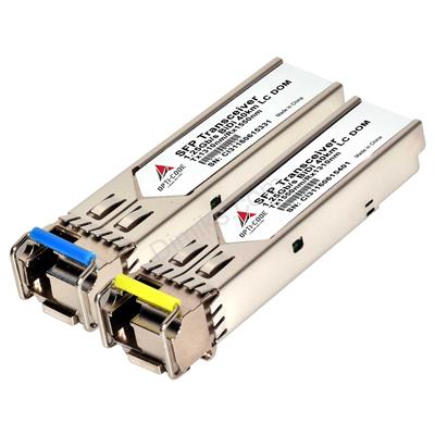 SFP BIDI 1.25G SINGEL MODE 40KM DDM 1310/1550 OPTICODE LC