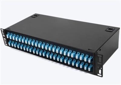 ODF 48 Port Black Rack Mount