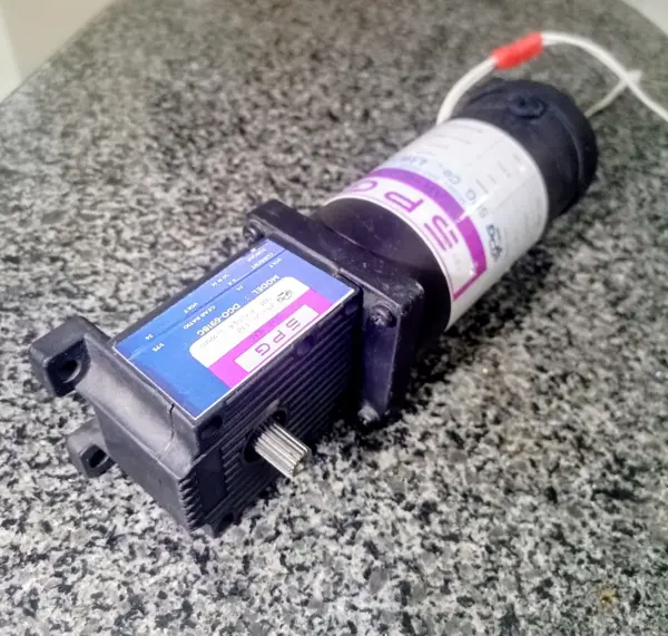 DC 24 VOLT Worm Gear Motor For Automatic Doors SPG DGO-6918G