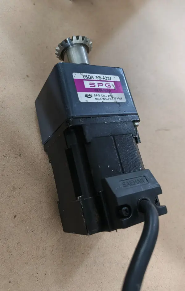 BLDC Gear Motor with Hall Sensors Feedback-  (Motor-B60Q-H24071-G1 + Gearbox-SPG S6DA75B-A337) | High Torque