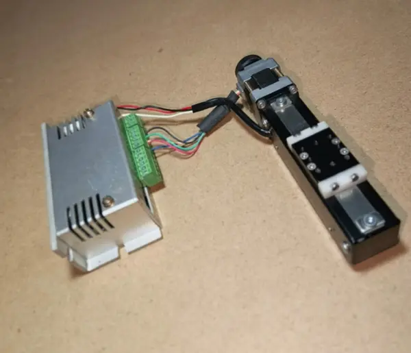 Mini Linear Actuator with Stepper Motor (TS3664N11E2) | Ball Screw Precision Slide | CNC Z-Axis, Automation