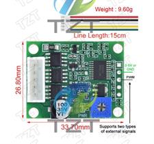 DIYTZT DC 6-20V 60W 12V Brushless Motor Driver Board BLDC Speed Controller 3 Phase Governor Hallless Switch Module With Cable