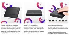 P e r i x x P E R I P A D-7 0 4 Wireless T o u c hp a d , Portable Track Pad for Desktop and Laptop User, Large Size 4.72x3.54x0.74 inches (Wireless), Black UK IMPORT