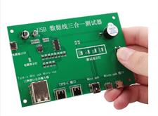 USB Cable Tester, Data Wire Test Fixture Precise Type-C/Mini USB/Micro-USB USB Cable Tester Charging Cable Tester