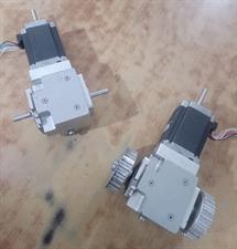 Stepper Motor Nema 23 With worm gear stepper motor with dual output shafts
