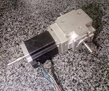 Stepper Motor Nema 23 With worm gear stepper motor with dual output shafts