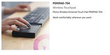 P e r i x x P E R I P A D-7 0 4 Wireless T o u c hp a d , Portable Track Pad for Desktop and Laptop User, Large Size 4.72x3.54x0.74 inches (Wireless), Black UK IMPORT