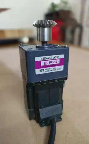 BLDC Gear Motor with Hall Sensors Feedback-  (Motor-B60Q-H24071-G1 + Gearbox-SPG S6DA75B-A337) | High Torque