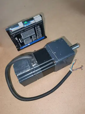 NEMA 23 Stepper Motor with Gearbox & Brake (ASM66MK-N5) | 1:10 Ratio | High Torque Industrial Motor