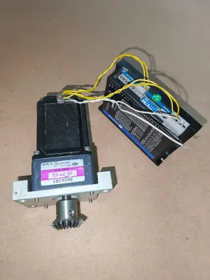 High Torque NEMA 23 Stepper Motor with Gearbox (4S56Q-03076SG + S6DA75B-A337)| CNC, Robotics, Automation