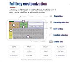 Programming Macro Pad Dustproof Easy Operation Mini Macro Mechanical Gaming Keyboard Durable Wide Application 5V 1A Red Switch for Office