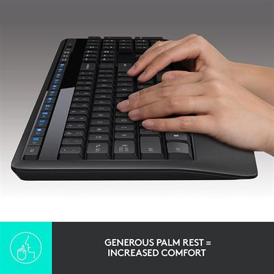Logitech MK345 Comfort Wireless Keyboard And Mouse Combo.